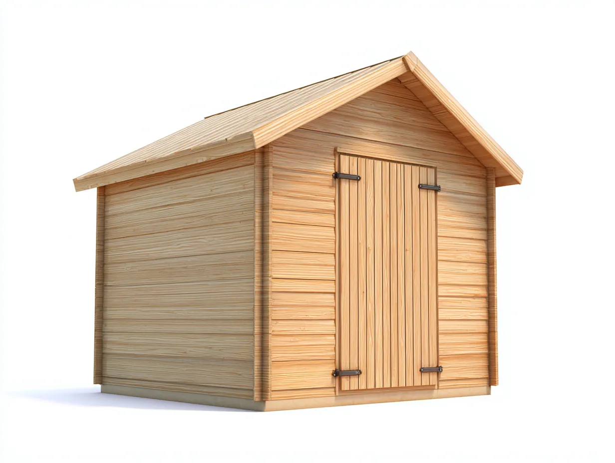 Domki gospodarcze-drewno-stal-224x174x226 cm-naturalny-klasyczny-Mivaloft