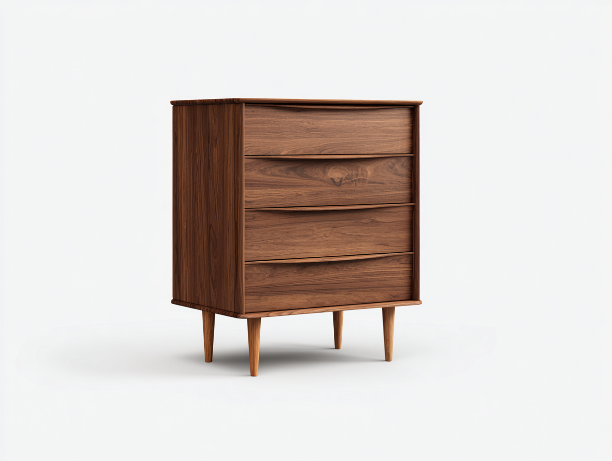 Komody-drewno-MDF-80x41x100 cm-brązowy-styl skandynawski-Mivaloft