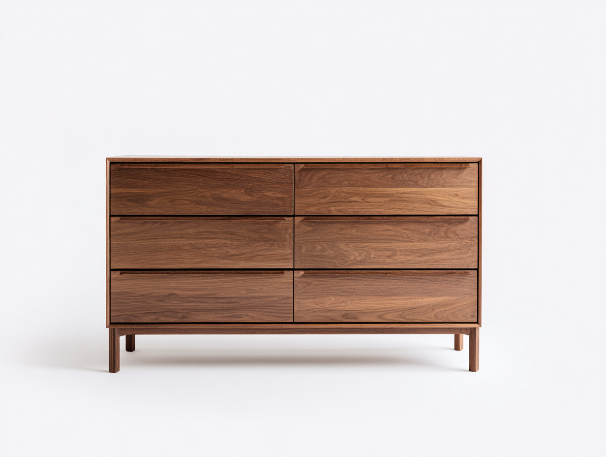 Komody-drewno-MDF-136x44x82 cm-brązowy-styl minimalistyczny-Mivaloft