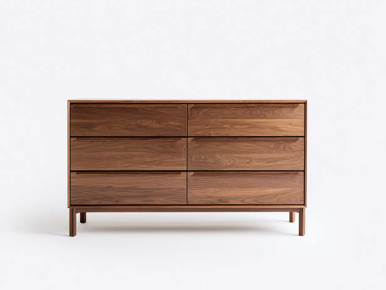 Komody-drewno-MDF-136x44x82 cm-brązowy-styl minimalistyczny-Mivaloft