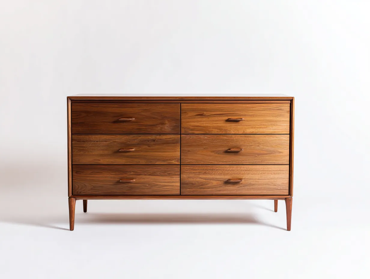 Komody-drewno-MDF-134x43x79 cm-brązowy-styl nowoczesny-Mivaloft