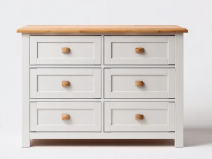 Komody-drewno-MDF-118x42x82 cm-biały-naturalne drewno-styl skandynawski-Mivaloft