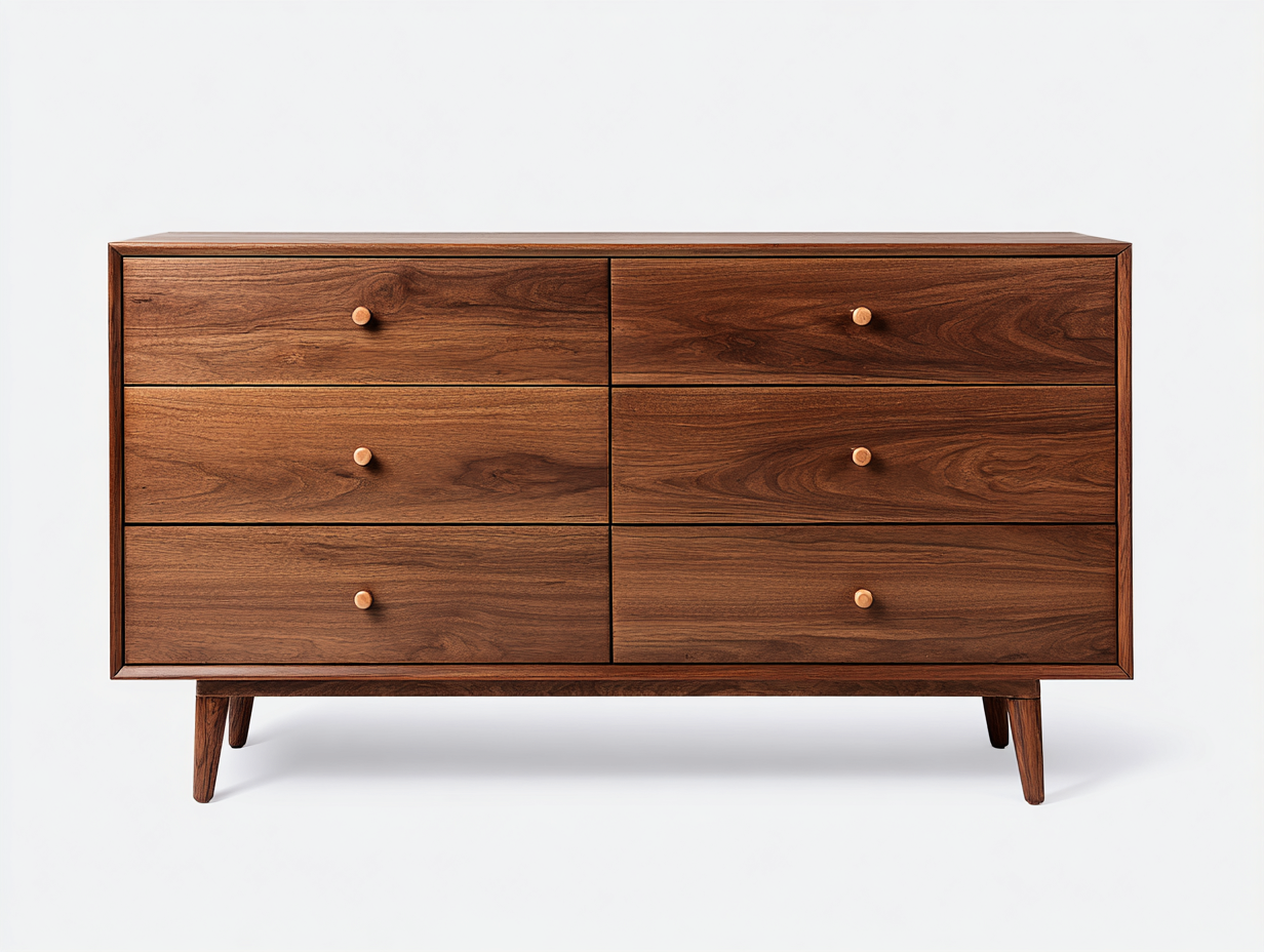 Komody-drewno-MDF-138x46x80 cm-brązowy-styl skandynawski-Mivaloft