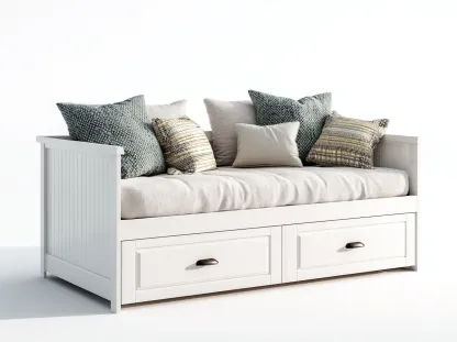 Sofa z funkcją spania-drewno-tkanina-210x95x88 cm-biały-beżowy-nowoczesny-Mivaloft