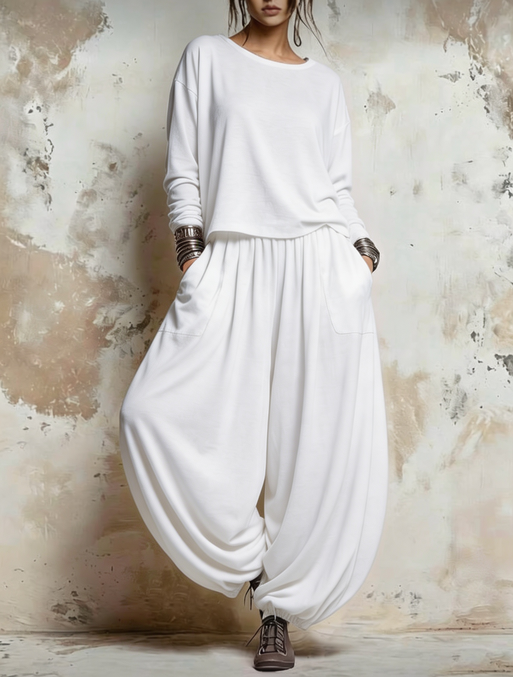 Women Effortless Half-Zip Knit Tunic