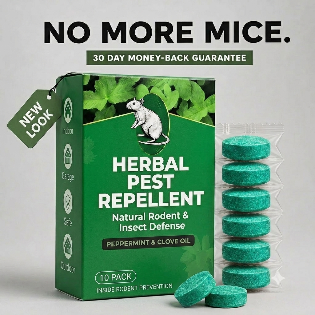 🐀 50% OFF NOW!⚡Bio-Shield🟢Rodent-Insect Repellent Tablets - 10 Pack