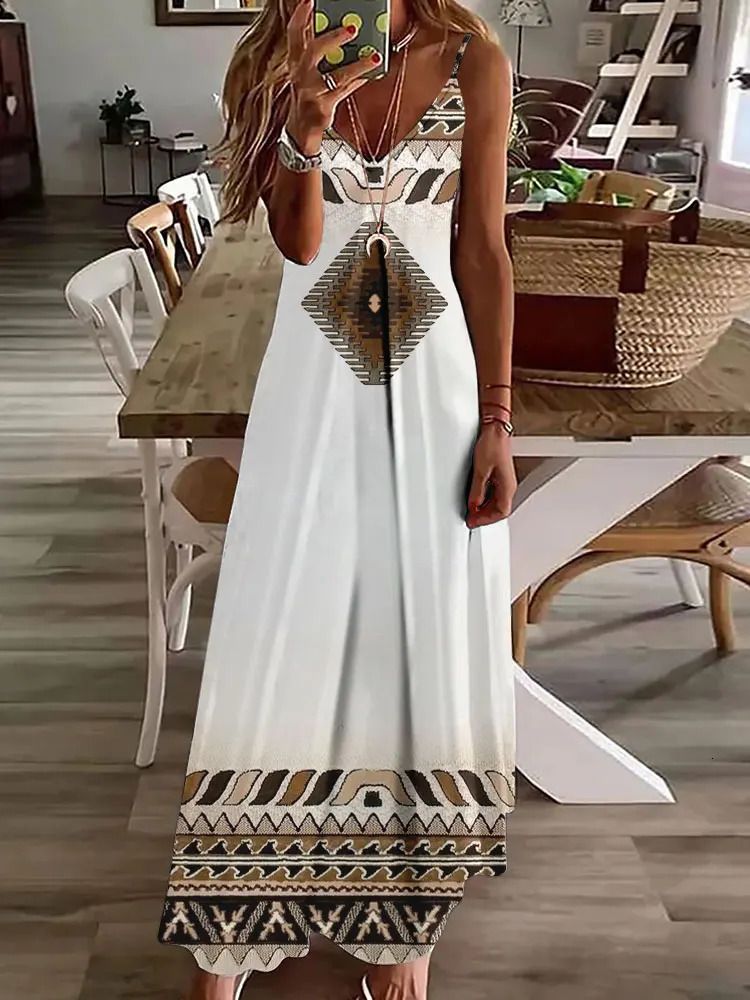 Women Vintage Ethnic Style Womens Long Dress-07
