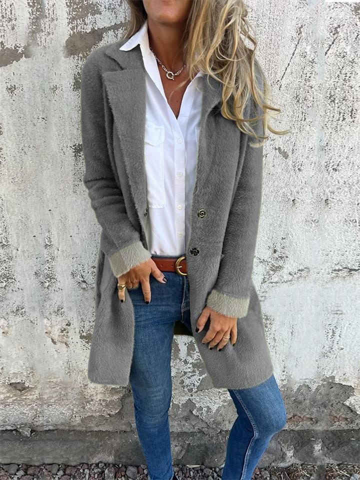 Valeria | Long Faux Fur Coat