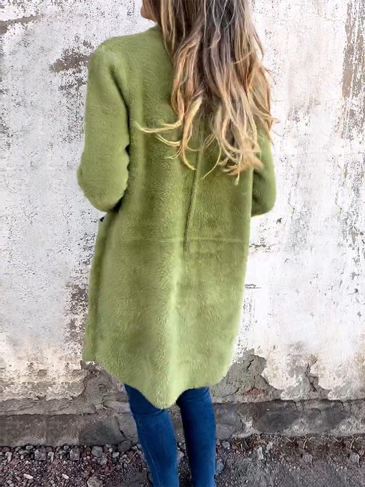 Valeria | Long Faux Fur Coat