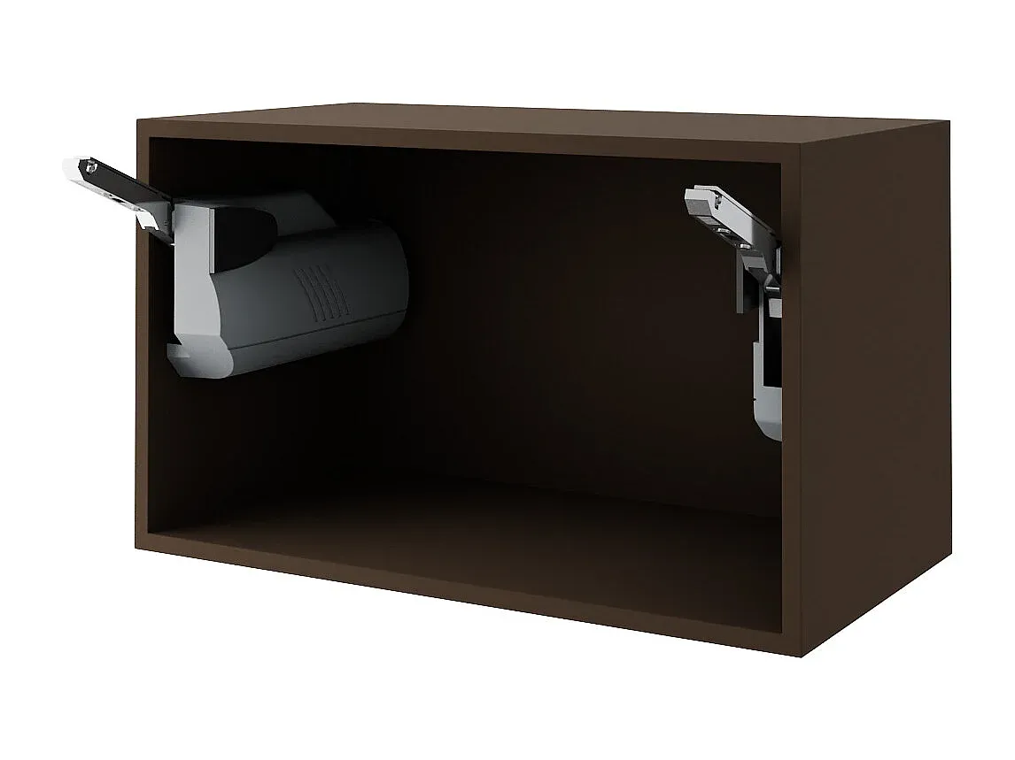 Hängeschrank in Staubgrau und Lavagrau Matt, 60x32,5x36cm