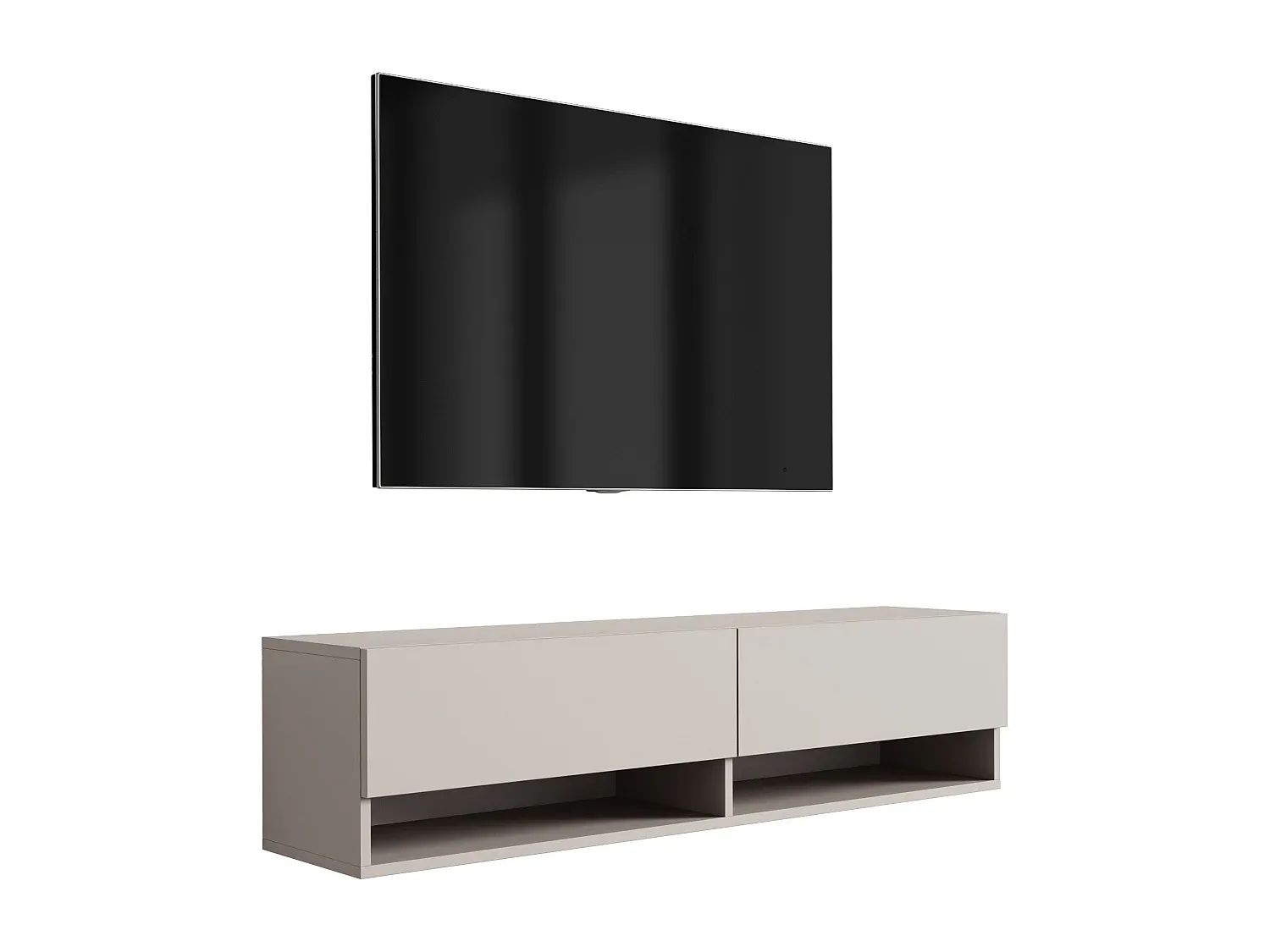 Moderner TV-Schrank mit Stauraum, 140 cm