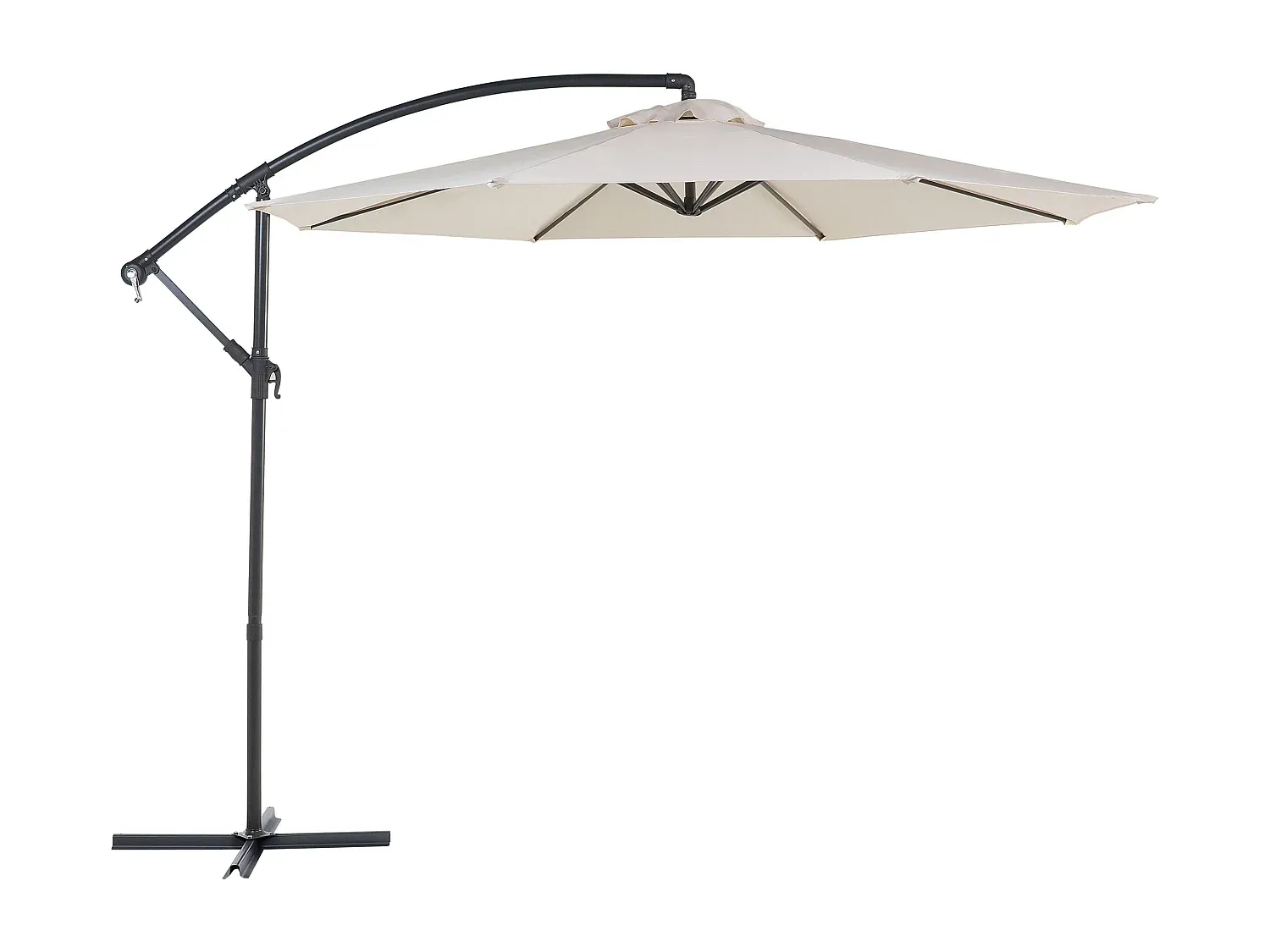 Terrassen-Sonnenschirm 300 cm Beige