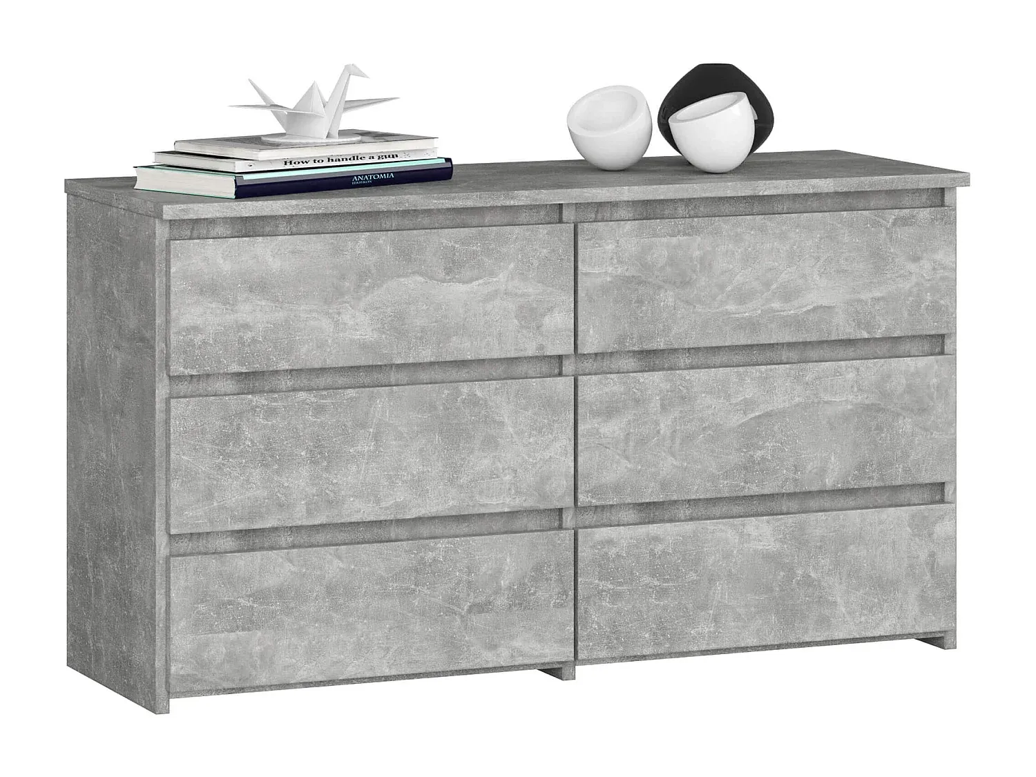 Moderne Kommode mit 6 Schubladen für vielseitige Aufbewahrung