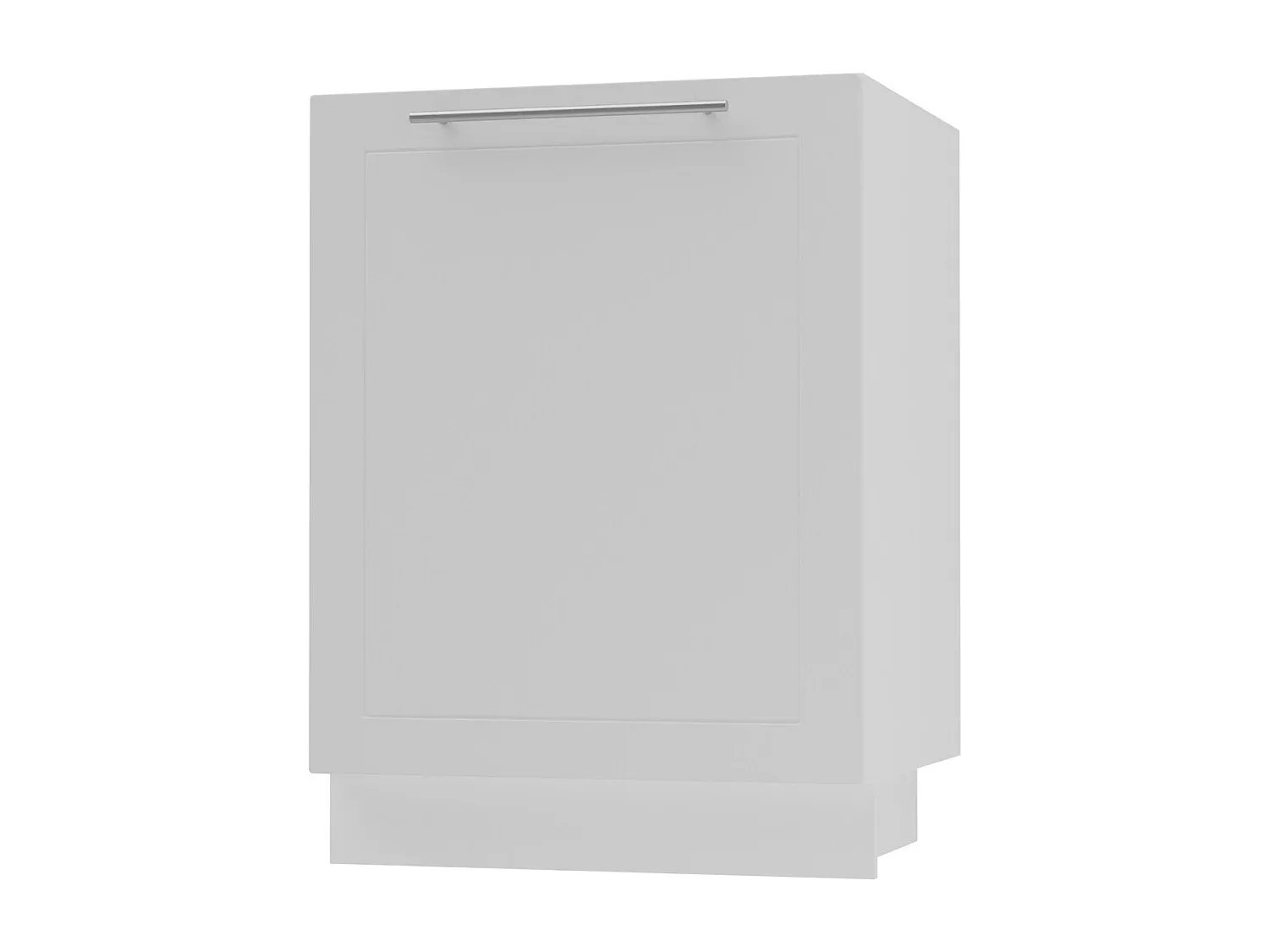 Küchenunterschrank in Weiß Matt mit verstellbaren Einlegeböden