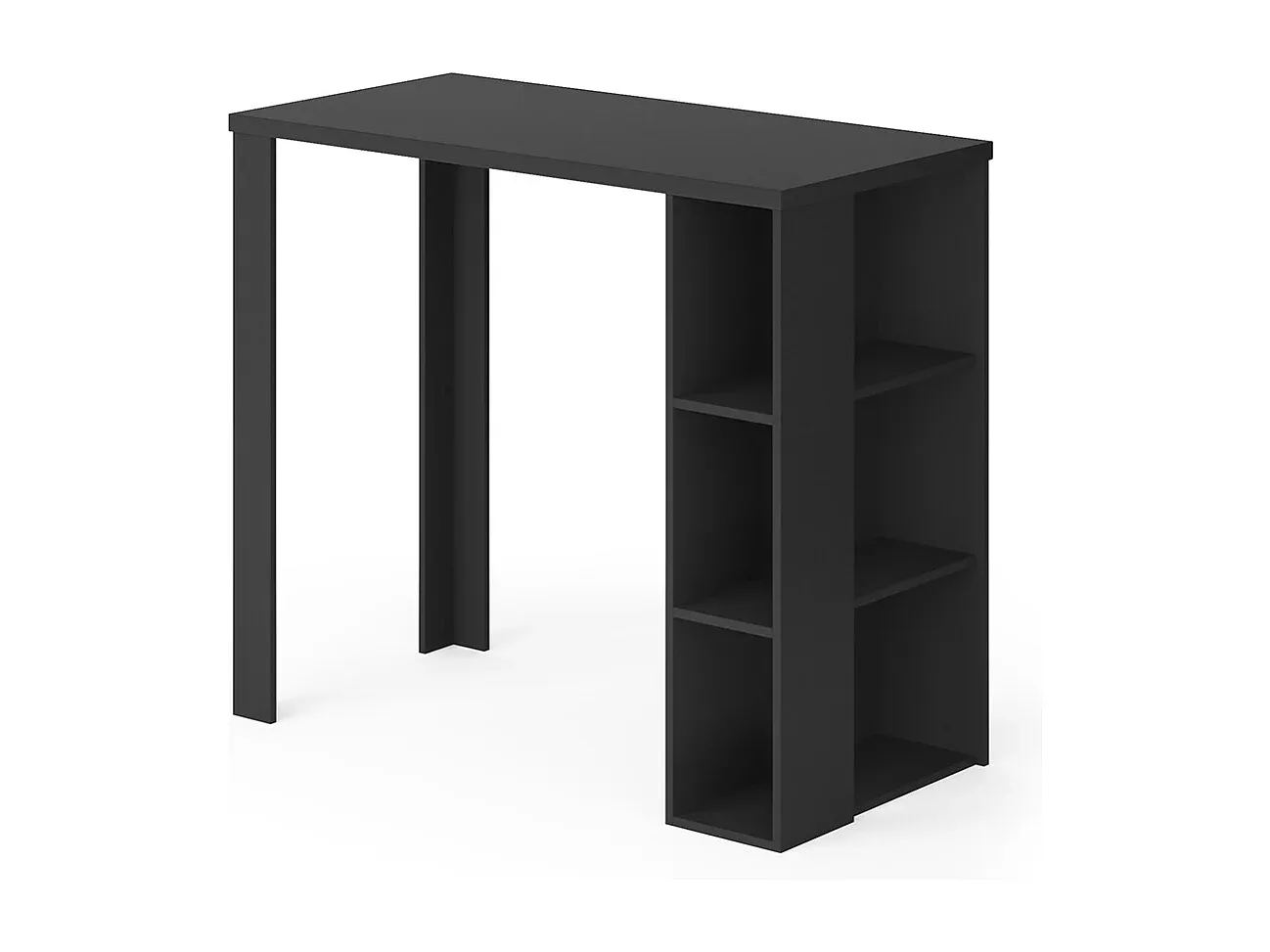 Moderner Bartisch in Schwarz 120x60x105.6 cm