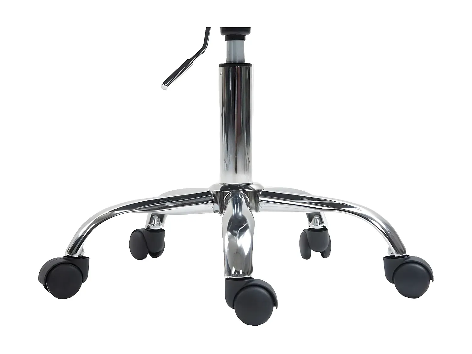 Ergonomischer Bürostuhl aus Kunstleder in Creme