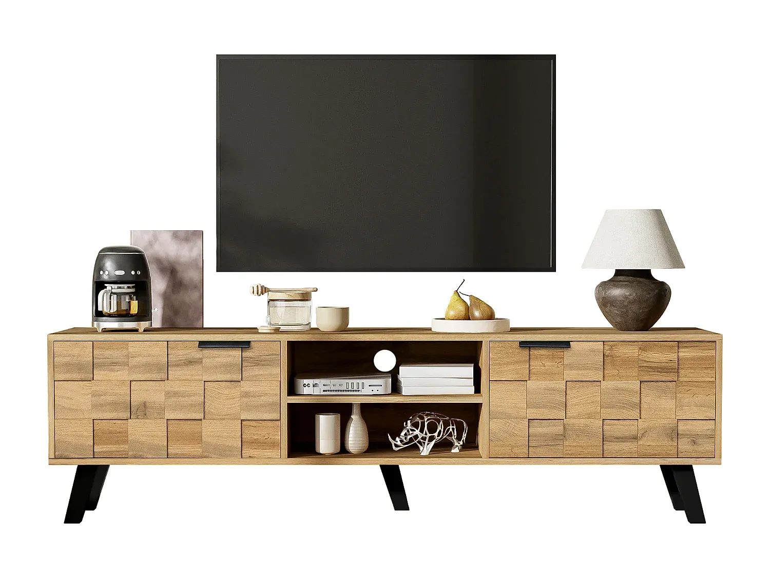 Moderner Fernsehschrank mit Stauraum