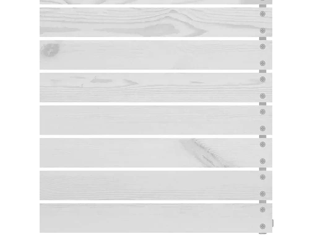 Outdoor-Loungesofa aus Kiefernholz, weiß