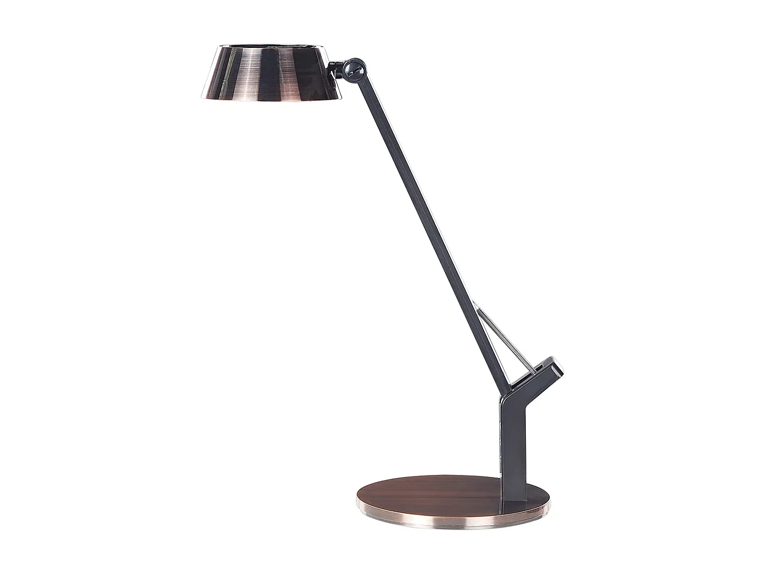 Verstellbare LED-Tischleuchte aus Metall mit USB-Anschluss, 40 cm, Kupfer