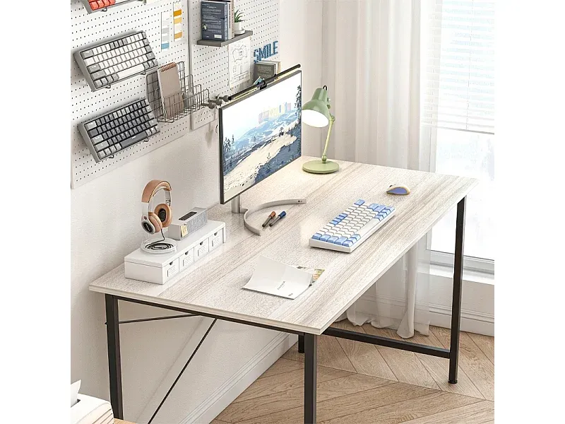 Industrieller Schreibtisch in Eichenoptik, 120 cm