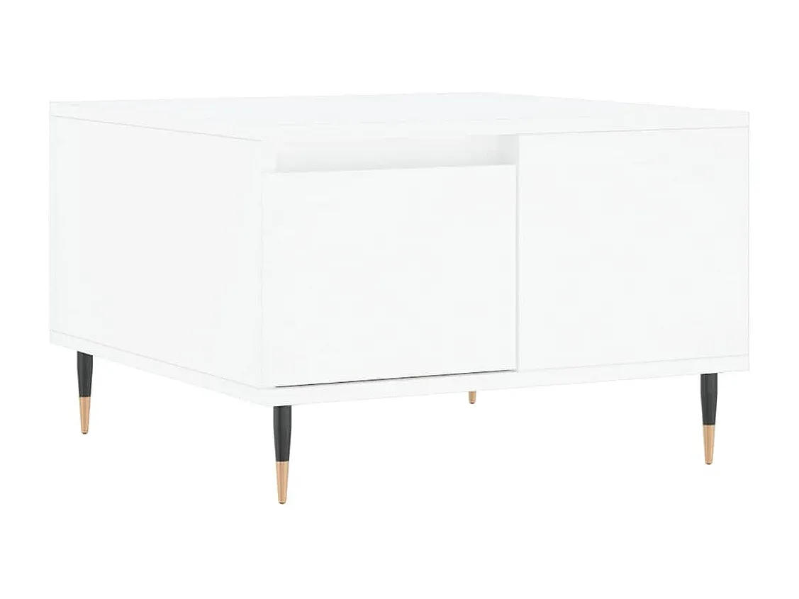 Moderner Beistelltisch Weiß 55x55x36,5 cm