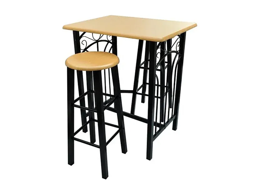 Moderne Frühstücksbar in Holzoptik