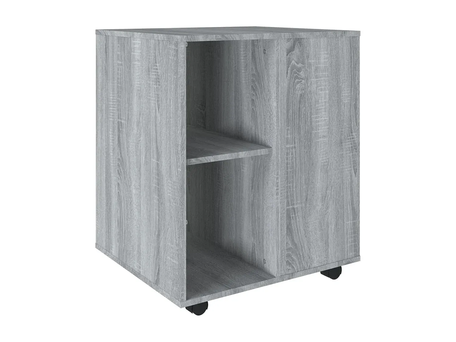 Moderner Büroschrank in Grau Sonoma, 60x53x72 cm