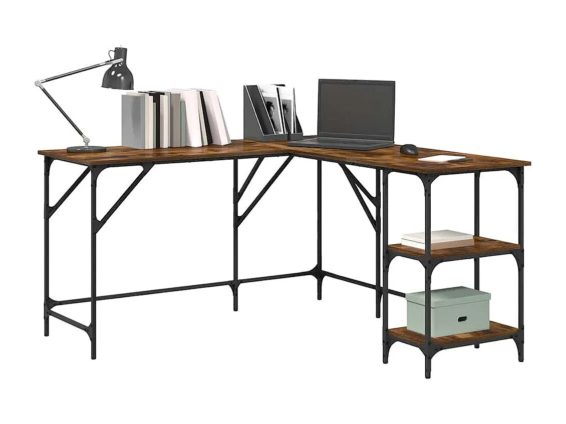 Eckschreibtisch Holzoptik 139x139 cm