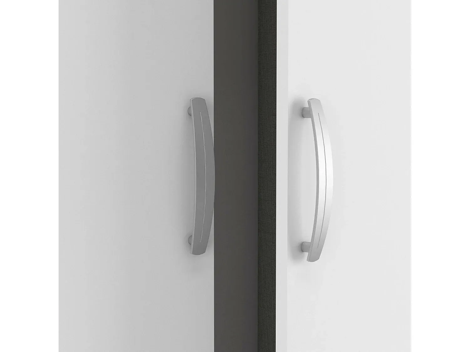 Moderner Schlafzimmer Kleiderschrank aus Eiche und Weiß