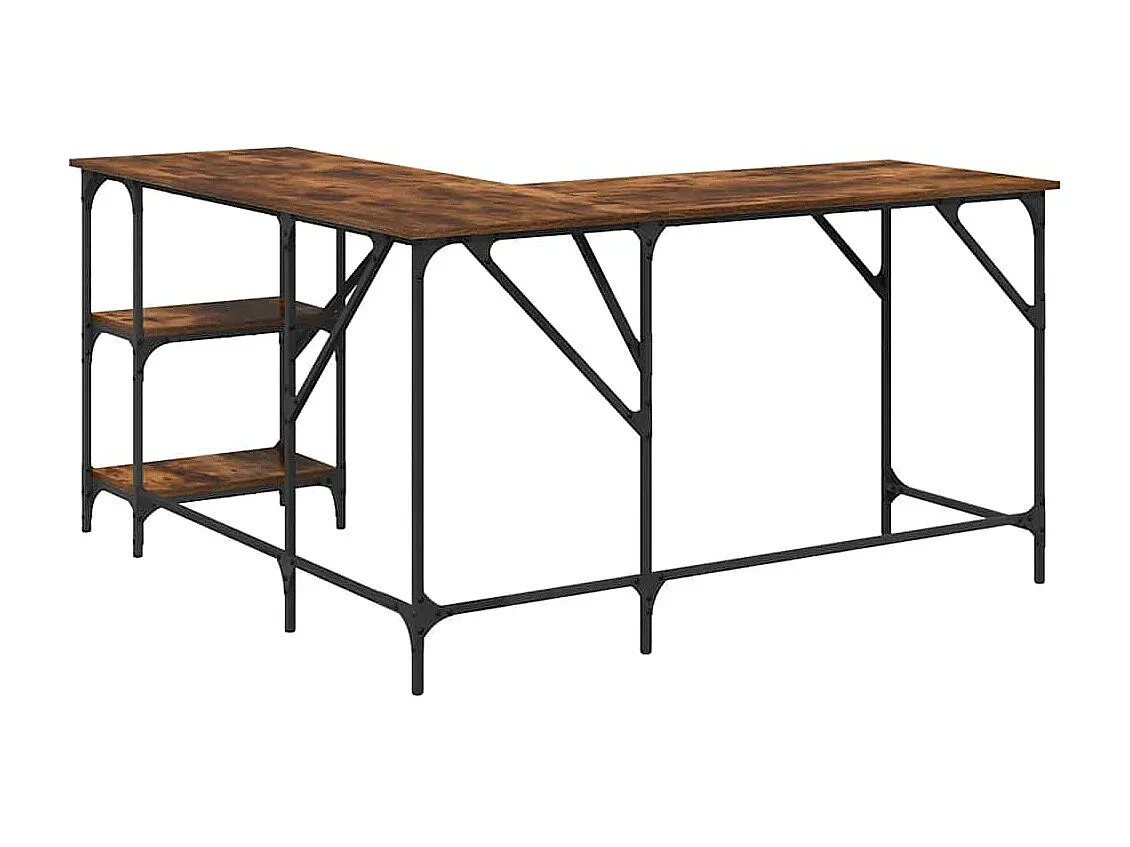 Eckschreibtisch Holzoptik 139x139 cm