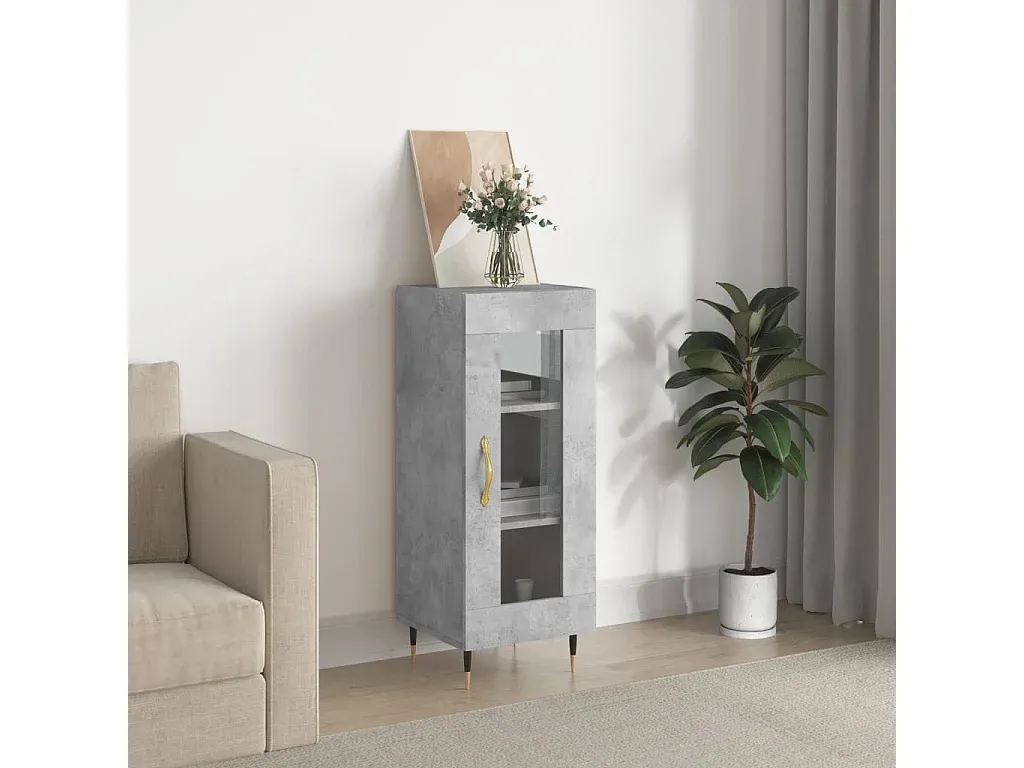 Moderner Sideboard in Betongrau