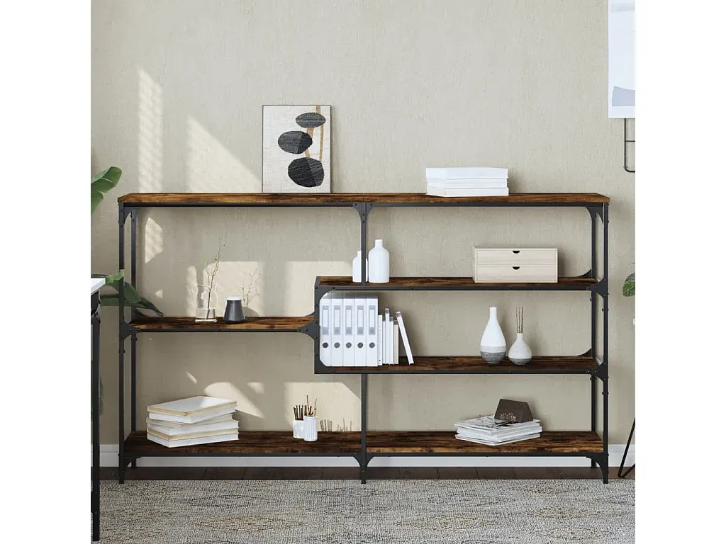 Moderner Konsolentisch aus Holzwerkstoff in Räuchereiche