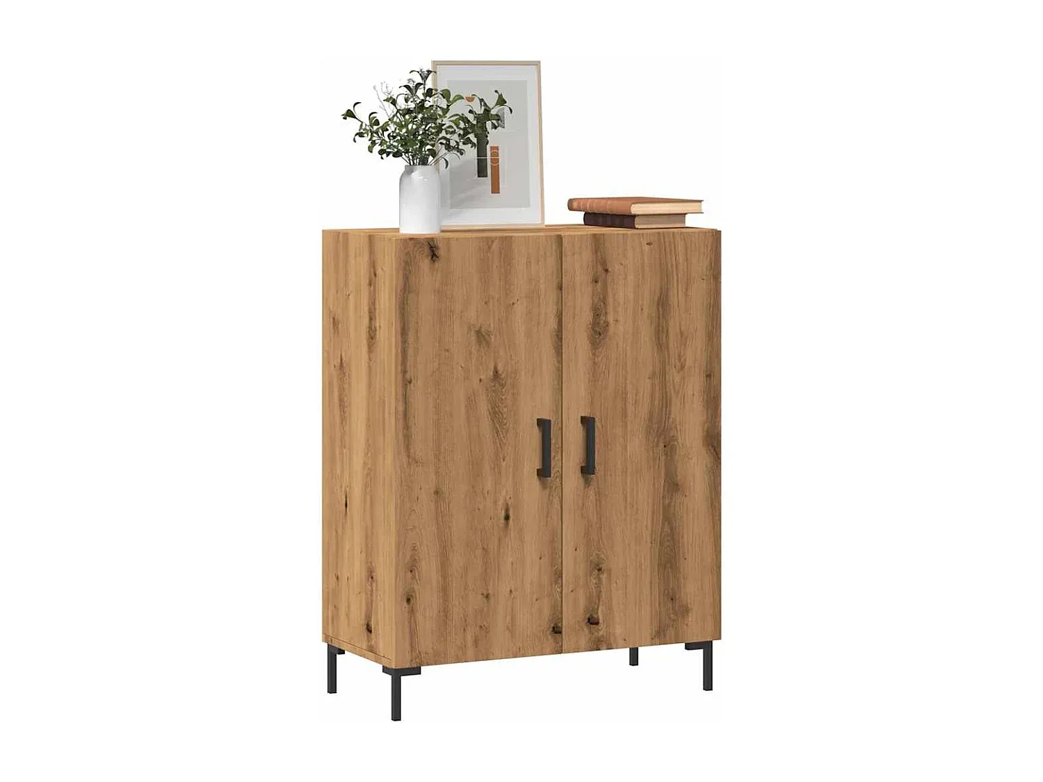 Elegantes Sideboard aus Holzwerkstoff, 70x34x90 cm