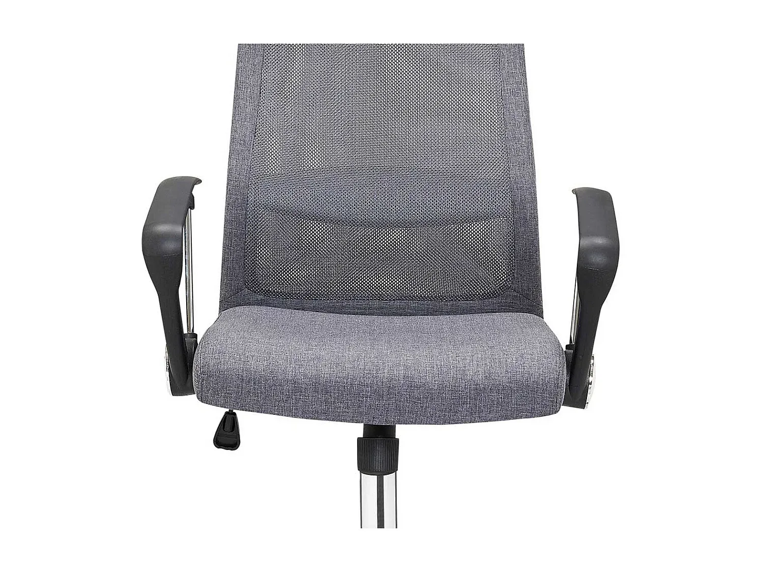 Ergonomischer Bürostuhl mit Netzrücken in Grau