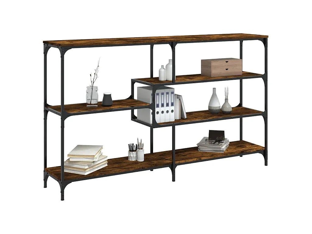 Moderner Konsolentisch aus Holzwerkstoff in Räuchereiche