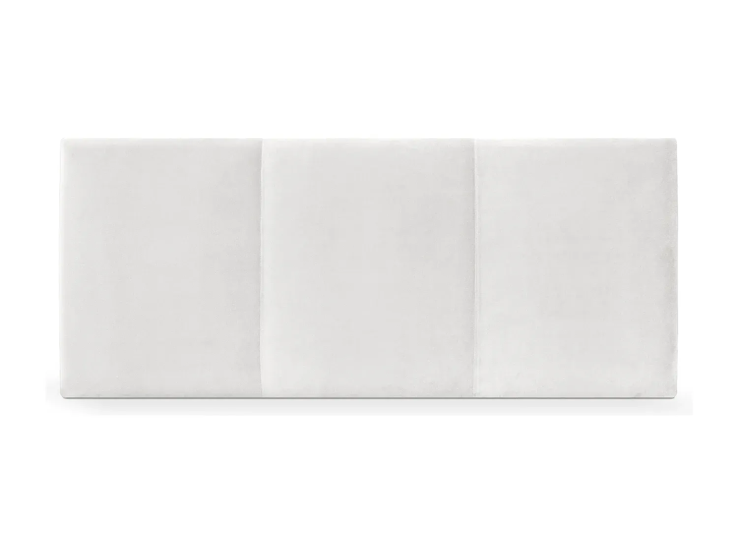 Gepolstertes Kopfteil aus Samt mit Paneelen 150x50cm