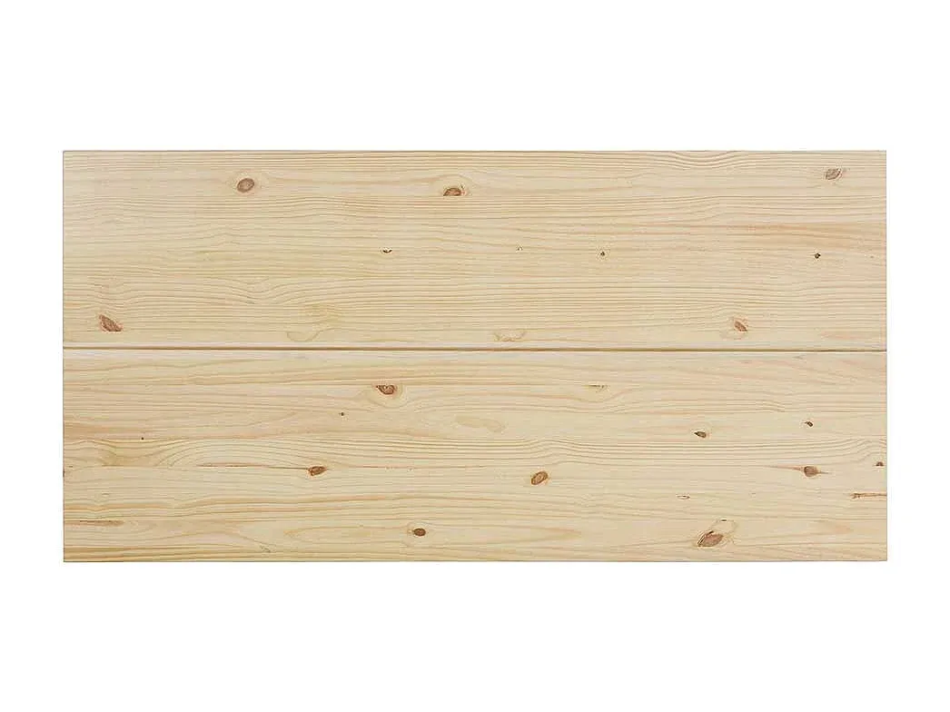 Massivholz-Esstisch aus Kiefer mit Vierfußgestell