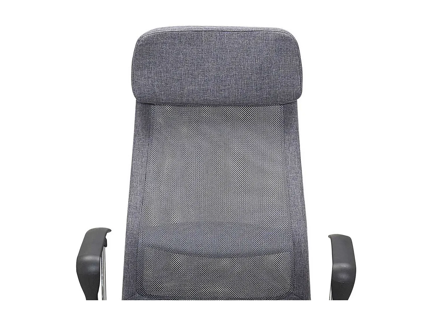 Ergonomischer Bürostuhl mit Netzrücken in Grau