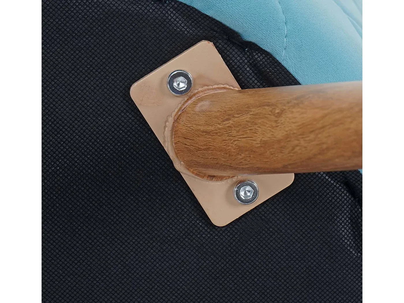 Moderner Esszimmerstuhl im 4er-Set, Türkis