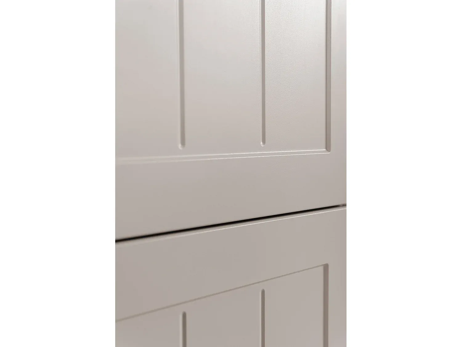 Klassischer Badezimmerschrank in Kaschmirfarbe, kompakte Größe