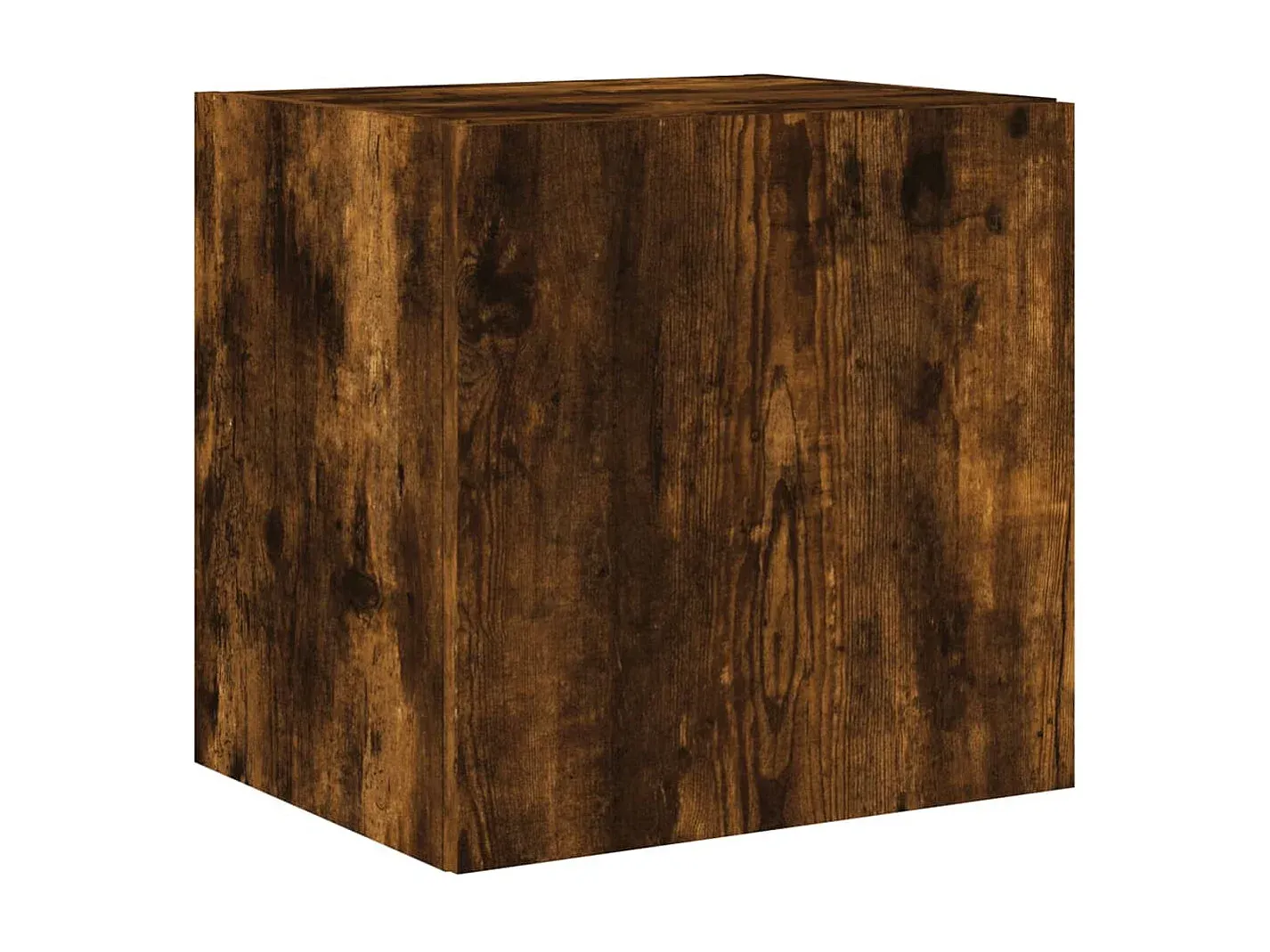 Schwebender TV-Schrank mit LED-Beleuchtung, Eiche