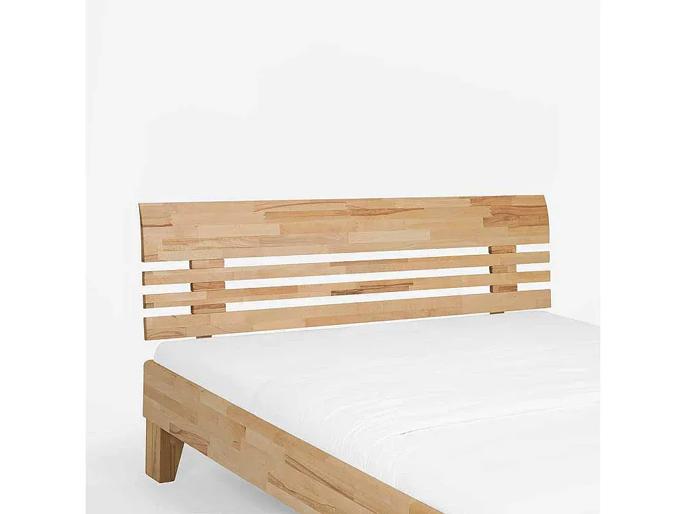 Massivholz Bett aus Kernbuche für komfortablen Schlaf