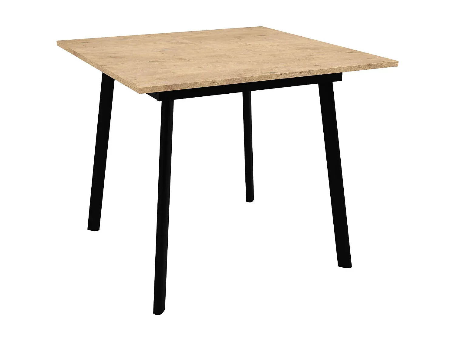 Moderner Esstisch in Weiß und Graphit, ausziehbar auf 140 cm