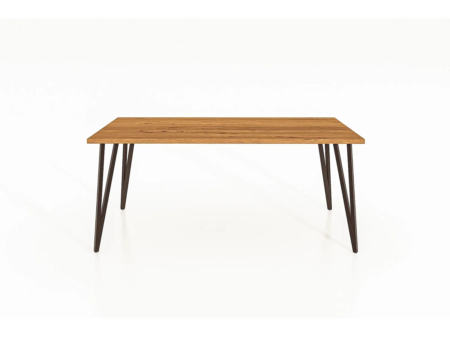 Esstisch aus Wildeiche, naturgeölt, 100 x 160 cm