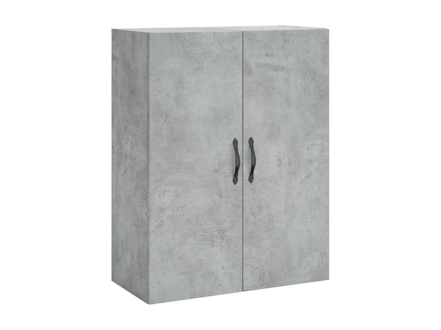 Moderner Wandschrank in Betongrau, 69,5x34x90 cm