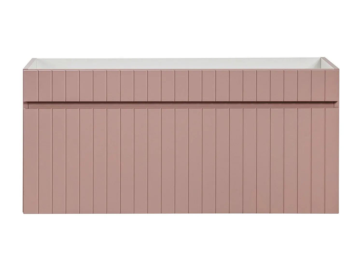 Waschtischunterschrank in Rosa, 100x46x46 cm