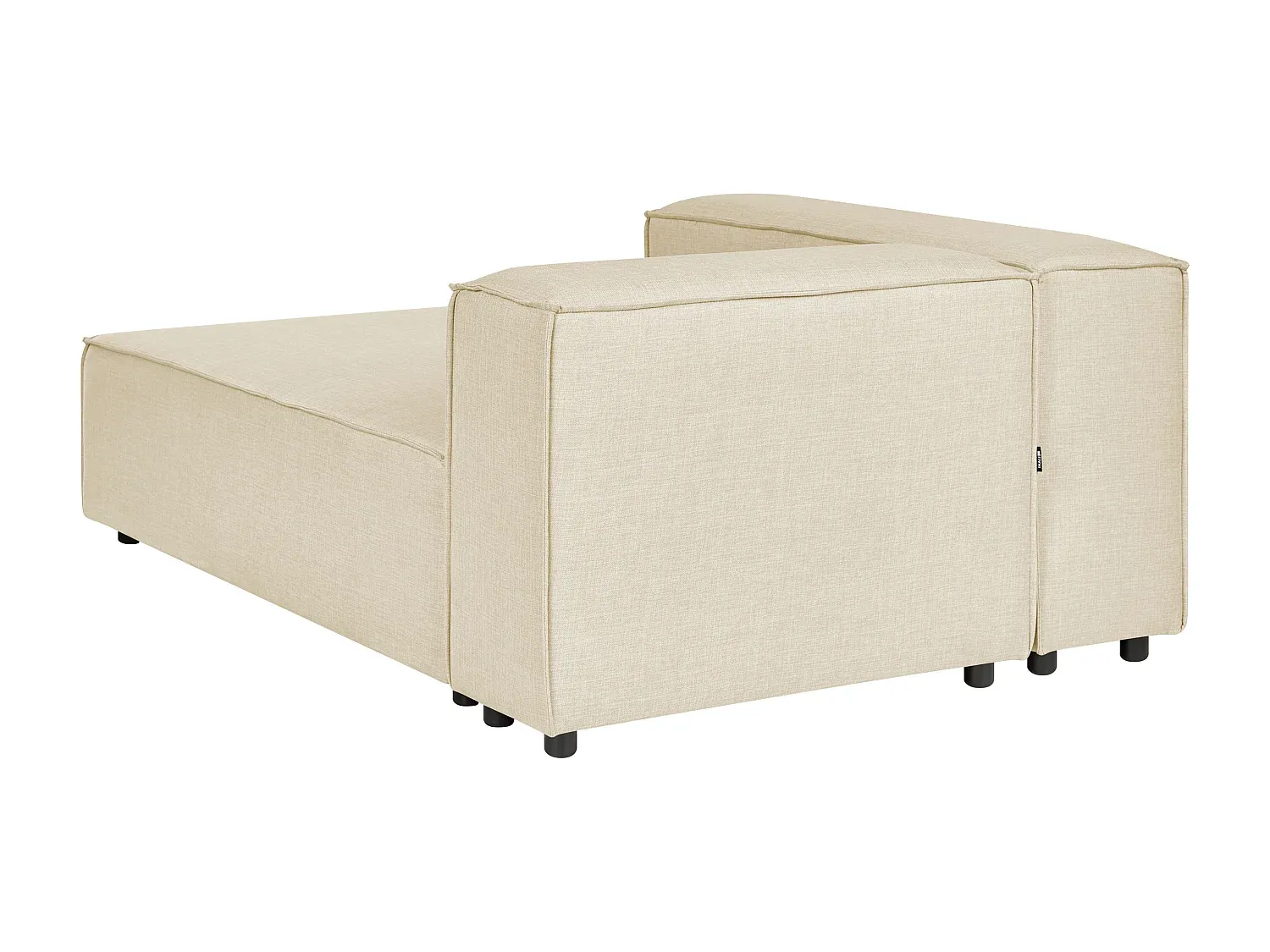 Elegante Chaiselongue aus Leinen in Beige