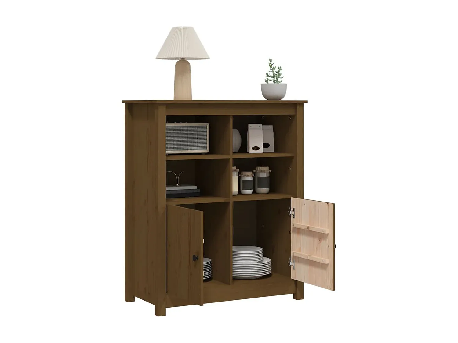 Rustikales Sideboard Lowboard aus Kiefernholz