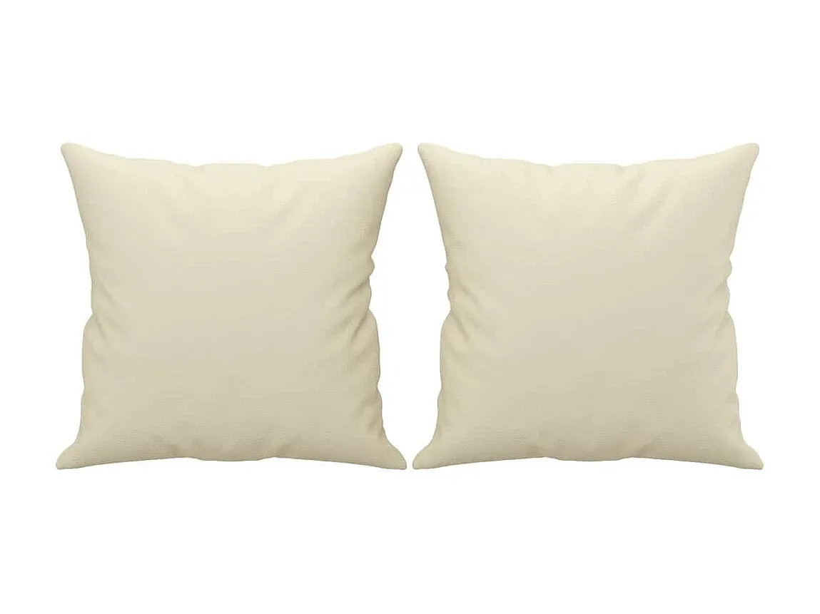 Komfortables 3-Sitzer-Sofa mit Zierkissen, Cremefarben, Kunstleder, 180 cm