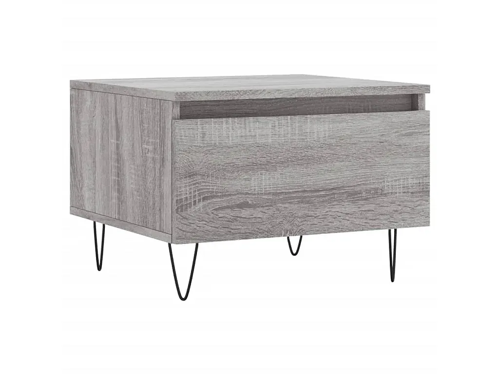 Moderner Couchtisch-Set in Grau Sonoma Holzoptik